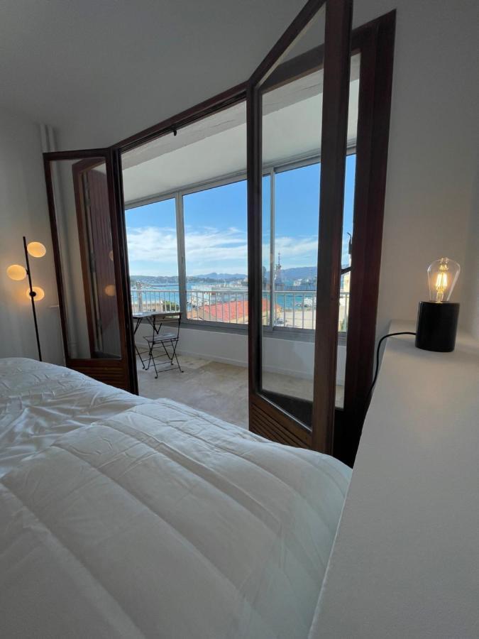 Design T3 Vue Mer Et Montagne 2 Chambres 3Mn De La Plage Fibre Clim Saint-Mandrier-sur-Mer Kültér fotó